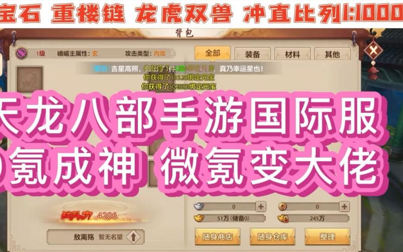 天龙八部公益服发布网：特色服务器资源与玩家体验全解析
